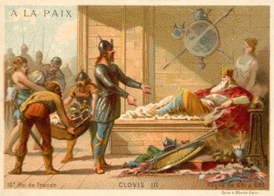 Clovis III, roi des Francs - French School